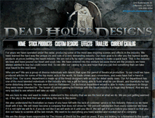 Tablet Screenshot of deadhousedesigns.com